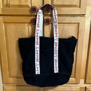 Victoria’s Secret black canvas tote bag